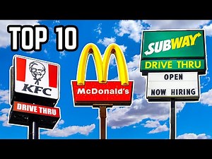 10 Fast Food Chains that DOMINATE in America (According to Locations)