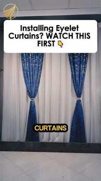 Easy DIY Curtain Grommet Installation – Home Decor Hack