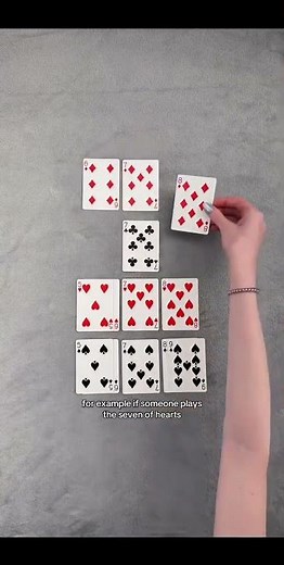 Here’s how to play Sevens #solitaired #solitaire #cardgames