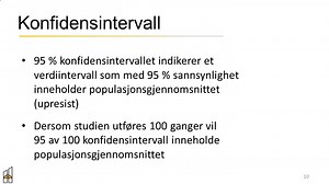 Konfidensintervall