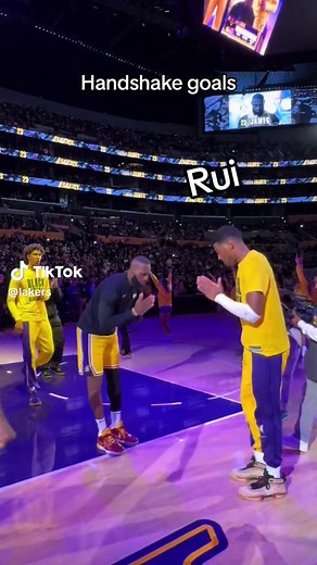 NBA Handshakes: LeBron and the Squad