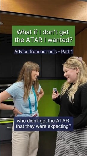 What if I don't get the ATAR I wanted? 💭 Advice from our unis - Part 1 #atar #hsc #uac