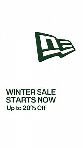 For a limited time, enjoy 20% off Brand New Era™ with our Winter Sale. Save on select styles now both online and in-store at our NYC Pop-Up. | New Era Cap