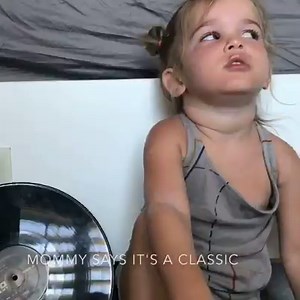 6.8M views · 55K reactions | Mila on Vinyl Records  #funnyvideo | The Stauffer Family | Facebook