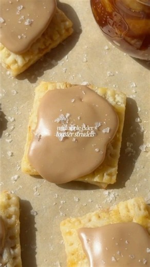Mini Apple Cider Toaster Strudels - RECIPE IN DESCRIPTION