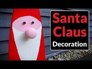 How to Make a Wooden Santa Claus Christmas Decoration (DIY Scrap Wood Project)