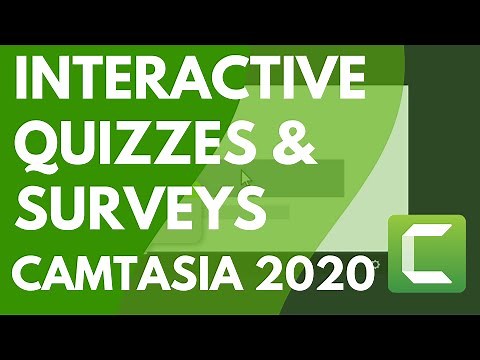 Quizzes in Camtasia 2020 (Tutorial)