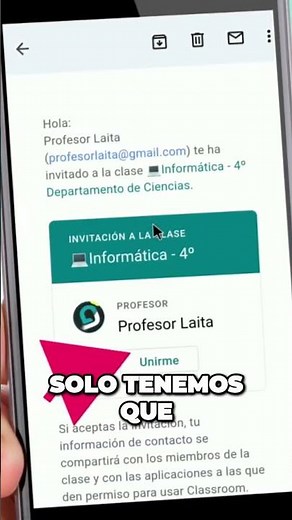 This is how you can join a Classroom class from a mobile phone or tablet.