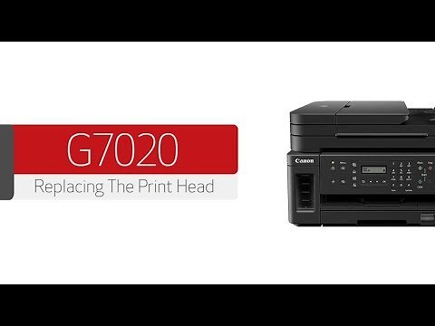Canon PIXMA G7020 - Replacing The Print Head