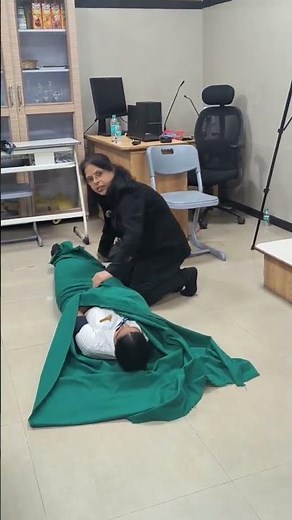 First Aid Training: Blanket Drag Technique Every Workplace Must Know. #shortsvideo #shorts