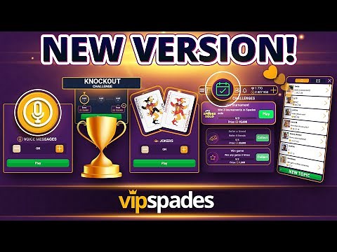 VIP Spades | New Version | New Features