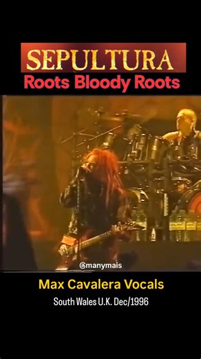 SEPULTURA - "Roots Bloody Roots" (Roots Album 1996) - South Wales U.K. Dec/1996 - (Max Cavalera Era)