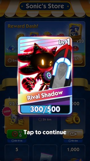 How to Unlock Rival Shadow for FREE in Sonic Dash! 😱🖤