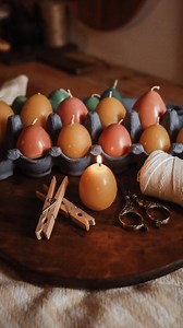 95K views · 4.5K reactions | beeswax egg candles using real eggshells...