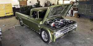 This Old Dodge Truck Is a Twin-Engine Diesel Burnout Machine