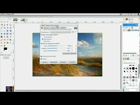 Formation GIMP : le réglage des couleurs