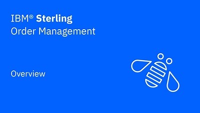 Overview - IBM Sterling Order Management