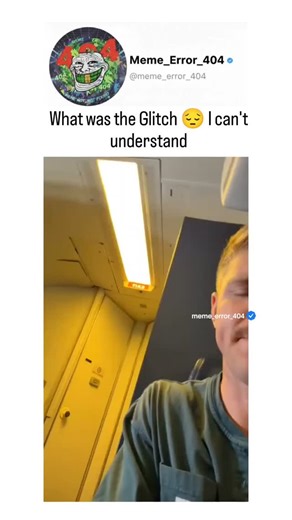 MEME_ERROR_404 on Instagram: "This instagram reel shares a 15-second edited video mimicking a 'Matrix-style' glitch on an aeroplane, showing a flight attendant and captain teleporting erratically around the cabin, captioned to feign confusion. Released today, it has drawn 1.6 million views and 2,600 likes, reflecting quick viral appeal among X users seeking humorous distractions. Replies lean into the joke, quipping about fuel mishaps and turbulence causes, illustrating how such fabricated clips