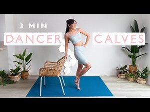 Quick & Effective 3 MIN CALF WORKOUT (Dancer Calves Challenge)