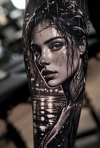Crazy night city! #tattoo #viralvideos #fyp