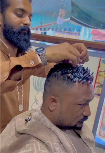 Perm clips on head #perming #curly #trending #perminghairstyle #foryou #foryoupage❤️❤️ #fy #fyp #viral #trendingvideo #foryou #smartsalon33 #balochi #balochihair#gongro #gongrobal