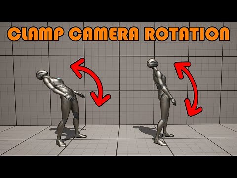 How To Clamp The Camera Rotation | How To Lock The Camera View - Unreal Engine 4/5 Tutorial