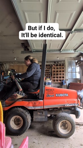 This Kubota mower is showing her age, but I definitely haven't always been good to her. We purchased from PortLand Implement WI in 2014, and if she dies, I'll replace it with an identical one. #besties #oldreliable | The Schlintz Family Dairy
