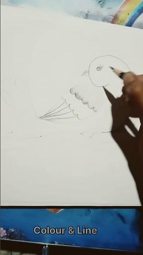 🐦 Easy Bird Drawing | Simple Art | Step by Step Drawing Tutorial