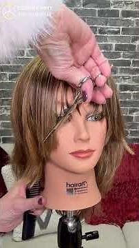 Professional Bangs Cutting Technique Revealed #SalonQuality #shorts