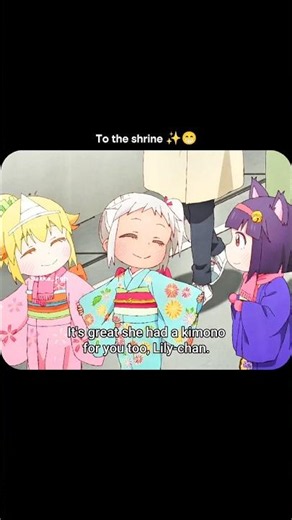To the shrine 🌠[Miss Shachiku and the Little Baby Ghost]#anime #baakahub #kawaii