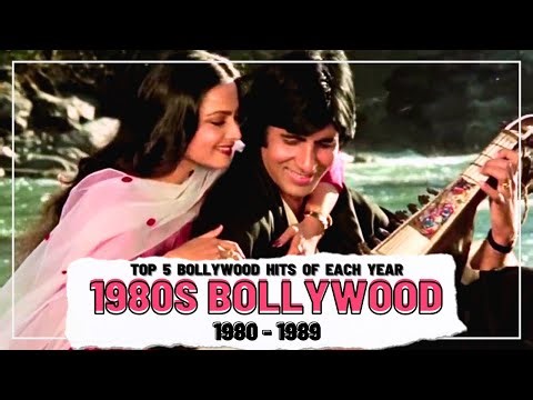 Top 5 Bollywood Hits Of Each Year (1980 - 1989)