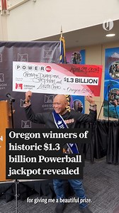 The winners of Oregon’s largest-ever lottery jackpot — and the eighth-largest lottery win in the history of the United States are married couple from Portland, Cheng Saephan, 46, and Duanpen Saephan, 37, and their friend, Laiza Liem Chao, 55, of Milwaukie, who bought the ticket together. The Oregon Lottery announced their names with great fanfare in Salem on Monday. “First, I want to thank God for giving me this beautiful prize,” said Cheng Saephan, the only winner to attend the official announc