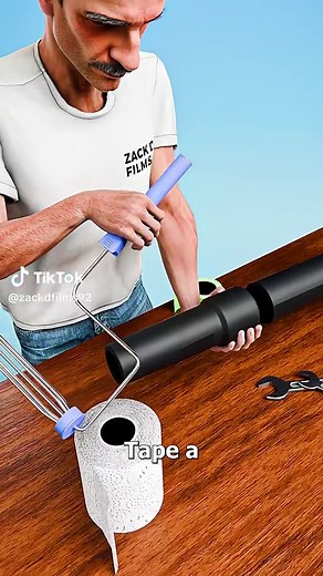 Toilet Paper Cannon: Easy Leaf-Blower Roller Build