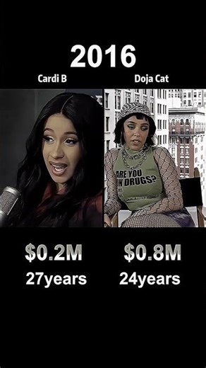 Net Worth Of Cardi B Vs Doja Cat Who's Richer #usa #usa_