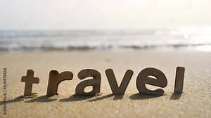 Travel destination, summer vacation, tour tourism