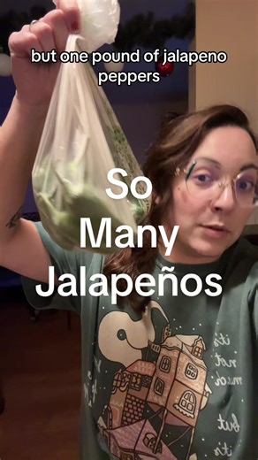 I like jalapeños but maybe not this much. 😂 What do I do with all these peppers? 🌶️ #jalepeno #walmart