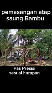 14K reactions · 792 shares | Pemasangan Atap Gazebo Bambu || Bamboo Gazebo Roof Installation #atapsaung #gazebobambu #tukangbambu @sorotan | Yns | Facebook