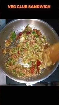 Veg Club Sandwich 🥪#recipe #quickrecipes #cooking
