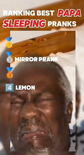 Ranking Best Papa Sleeping Pranks #shorts