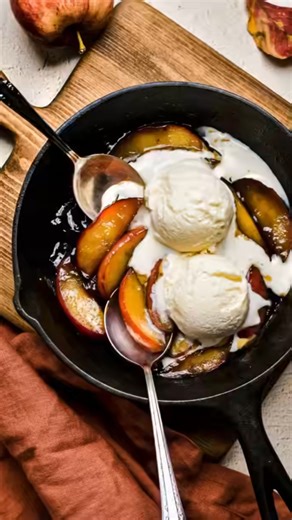 Apple flambé, a quick show stopping dessert you’ll love