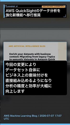 AWS Enhances QuickSight Data Analysis; Migration to New Features Recommended