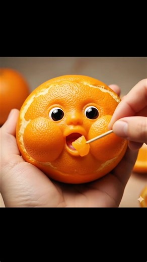 orange satisfying ASMR 🍊 | pure food sounds #trend