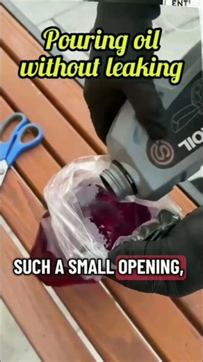 tricks for putting oil into the engine #shorts