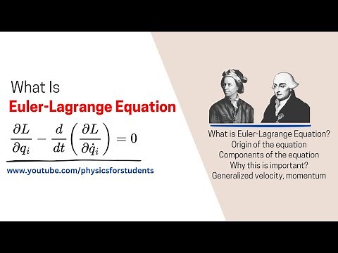 What is Euler Lagrange Equation | Euler Lagrange Equation Explained | Euler Lagrange Equation