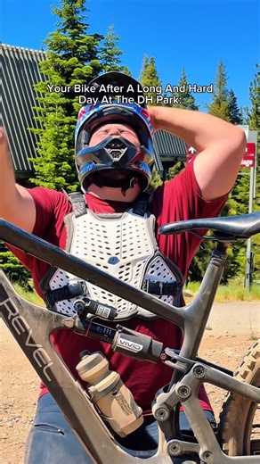 Nrml Mtber on Instagram: "DH Park Laps Are Always Great Until You Realize How Badly Beat Your Poor Bike Gets😭 #mtb #comedy #mtb4life #bike #ebike #downhill #bicycle"