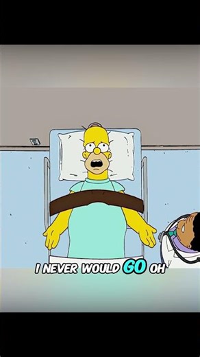 Homer's songs can help alleviate the suffering of patients. #anime #animerecap #TheSimpsons