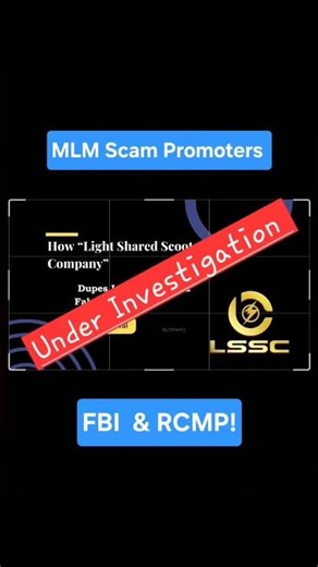 LSSC Scooter MLM Scam Promoters Under FBI & RCMP Investigation!