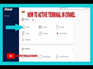 How to Activate Terminal Access in cPanel