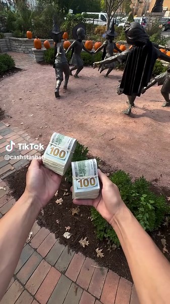 There is a WAD of cash with your name on it. Finders Keepers St. Louis 💸💰 Where should I go next? #stlouis #stl #missouri #fyp #viral