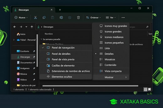 Cómo ver archivos y carpetas ocultas en Windows 11